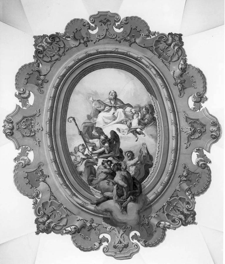 Gloria di sant'Agostino - Chiesa dei SS. Giuseppe e Fidenzio - attribuito